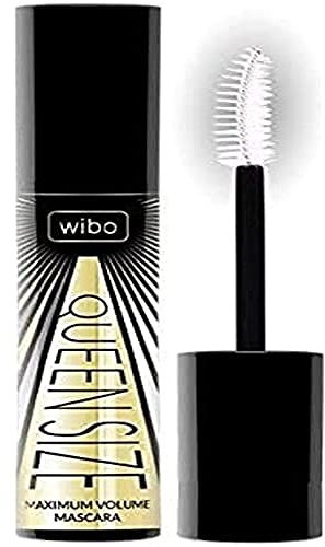 WIBO Mascara Queen Size, fett, länglich und hob die Wimpern, 0% Parabenen, TEA, DS, Wasserabweisend, 0% Parabene, Länglich - Vergrößert die Länge der Wimpern, No Color, 3 Stück, MASCARA