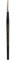 Winsor & Newton Pinceau Rond Manche Court Martre Série 7 N°00