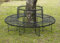 DanDiBo Rundbank XXL D-200 cm aus Metall Bank Baumbank Sitzbank Gartenbank Schmiedeeisen
