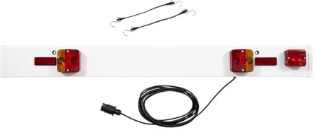 RING 4 ft 6 Inch Cycle Carrier Lighting Board: 2 m Cable Length With Elasticated Locking Straps - 'E' Approved Bulbs