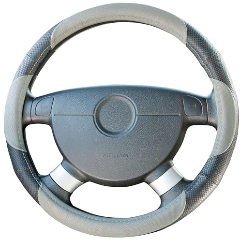 Walser 16623 Sport Steering Wheel Cover, Steering Wheel Protector, Grey