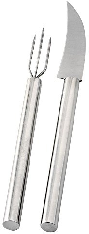 Weis 15164 Pellkartoffel-Schäl-Set, Edelstahl, Silber, 17 x 2 x 2 cm, 2 Einheiten