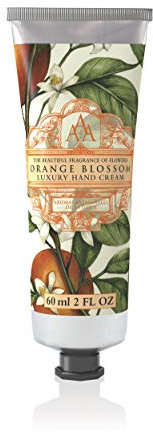 Aromas Artisanales De Antigua Handcreme mit Blumenmuster, Orangenblüte, 60 ml