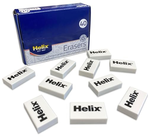 Helix 56 x 40 x 10 mm tryckt suddgummi vit Y91040 34MM Vitt