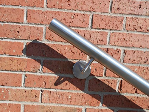 Edelstahl Handlauf Wandhandlauf V2A Wand Geländer Treppe Brüstung 100 cm