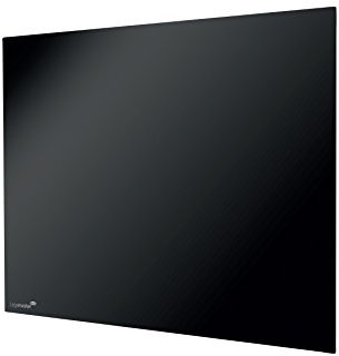 Legamaster 7-104643 Glasboard Colour, Glas-Magnettafel, 80 x 60 cm, schwarz