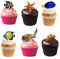 21 Stand Up Tropical Fish Themed Premium Edible Wafer Paper Cake Toppers