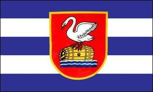 Fahne/Stadtflagge Tönning NEU 90 x 150 cm Flagge