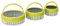 IBILI 724000 Lot de 3 Coupe-Pâtes Dentelés Plastique Multicolore 26 x 18 x 12 cm