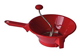 Guillouard 010668 Passe Légumes Manuel Plastique Cerise 24 cm