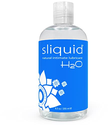Sliquid H2O Water Based Lube, No Fragrance or Taste, Natural Lube Women, Stain Free, 8.5 Fl Oz