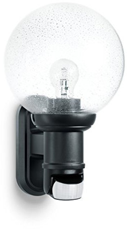 Steinel Außenleuchte L 560 S schwarz, max. 60 W, E 27 , 140° Bewegungsmelder, 12 m Reichweite, klassisches Design