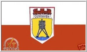 Fahne Cuxhaven Stadt Grösse 1,35x0,95m