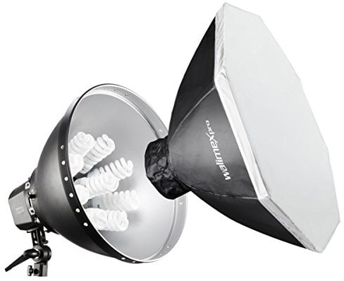 Walimex Pro Daylight 1260 - Foco con Ventana difusora (diámetro de 80 cm)