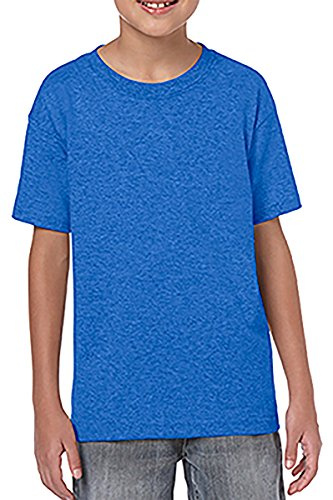 Gildan Children's Unisex Soft Style T-Shirt (L) Royal