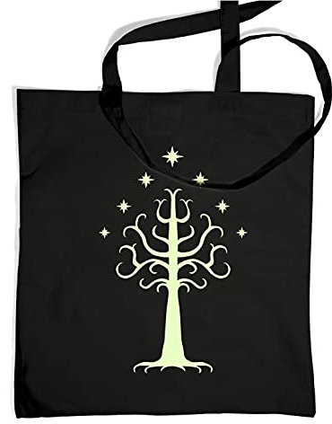 Glowing Tree of Gondor Tasche, schwarz, Einheitsgröße
