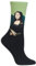 Hot Sox Da Vinci's Mona Lisa Green Socken Crew