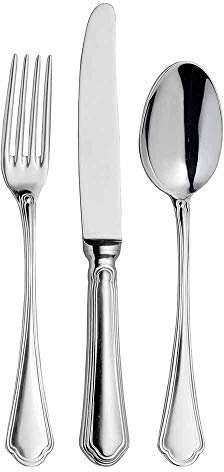 Broggi Medici Set 24 Besteck Glänzendes Edelstahl