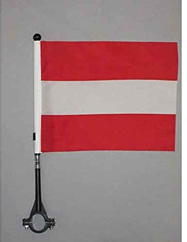 AZ FLAG - Fahrradfahne Österreich - 21x14 cm - Österreichische Fahrradflagge 14 x 21 Cm - Fahrrad Flaggen