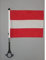 AZ FLAG - Fahrradfahne Österreich - 21x14 cm - Österreichische Fahrradflagge 14 x 21 Cm - Fahrrad Flaggen
