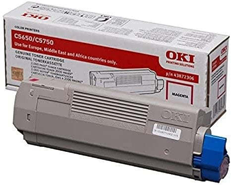 OKI 43872306 C5650, C5750 Tonerkartusche 2.000 Seiten, magenta