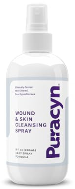Puracyn Plus Wound and Skin Care Spray, 8 Fluid Ounce