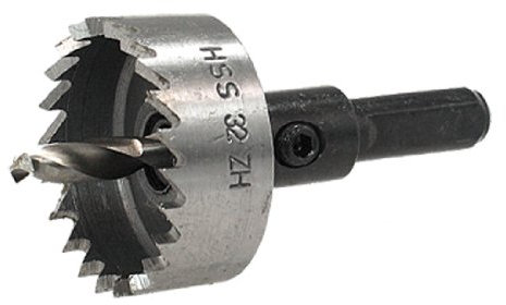 Sourcingmap Hex Wrench 32mm Steel HSS Hole Saw Drill Bit Cutter