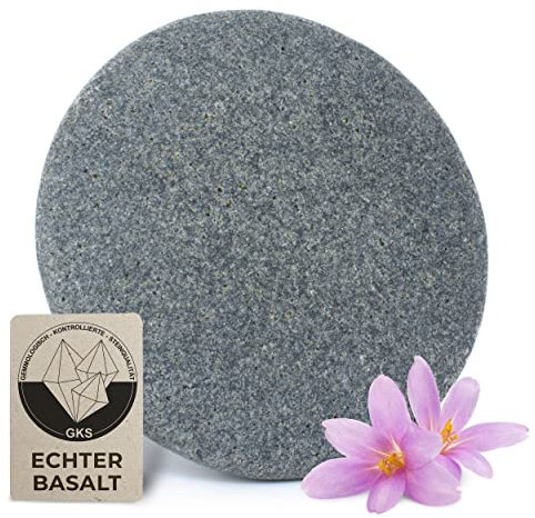 Hot Stone Nackenstein aus zertifiziert echtem Basalt für viel Wärme, zur Ergänzung Ihres Hot Stone Massage Sets