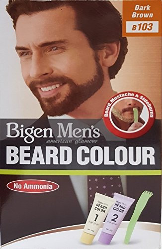 Bigen Men's Beard Colour - Bartfarbe Dark Brown - Dunkel Braun 103