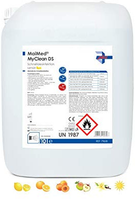MaiMed MyClean DS Lemon (Ober-) Flächen Schnelldesinfektion-mit Alkohol-10 Liter