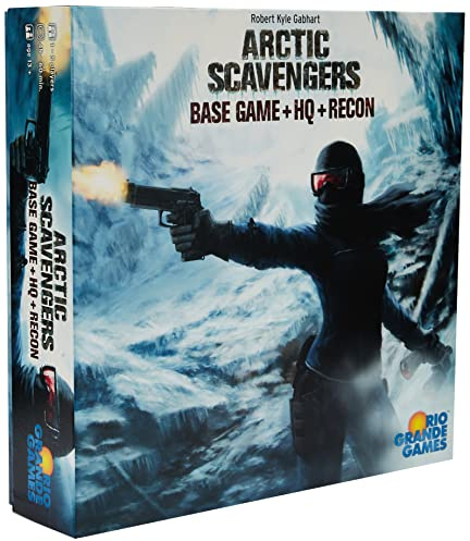 Rio Grande Games RIO515 Arctic Scavengers Board Game Base Game + HQ + Recon Expansions