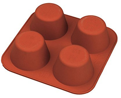 Happy flex Moule À Gâteau Forme Ourson - 100% Silicone - 26X20Cm, Hauteur 5,5Cm