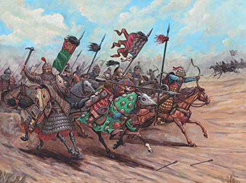 The Hobby Company Zvezda 500788076 – 1:72 Scale Historic Figurines Set Mongols Golden Horde