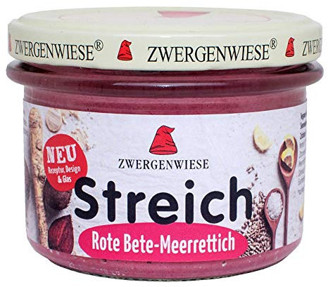 Zwergenwiese Bio Rote-Bete-Meerrettich Streich (2 x 180 gr)