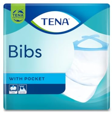 Tena 720611 BIB Patient Protection Napkin, Small/Medium, 37 cm x 68 cm (Pack of 150)