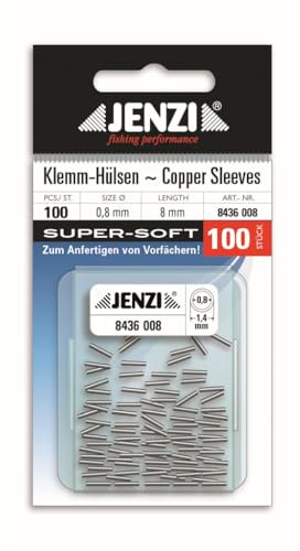 JENZI Quetsch-Hülsen, Inhalt ca. 100 Stück, 1,8 mm