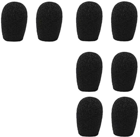 Lot de 8 bonnettes pour casque et micro cravate 20 mm
