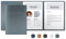 2 Stück 3-teilige Bewerbungsmappen Zink Metallic mit 2 Klemmschienen - Premium-Qualität mit hochwertiger Prägung BEWERBUNG - direkt vom Hersteller STRATAG