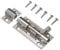 DOOR BOLT BARREL SLIDE LOCK 50MM 2 INCH CHROME WITH SCREWS