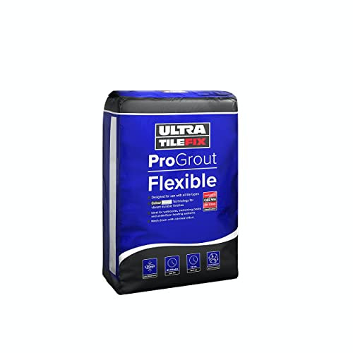 3kg Ultra Flex Joint White flexible floor grout