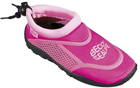 BECO Beermann GmbH & Co. KG Mädchen Sealife Surf Und Badeschuhe, Rosa, 24/25 EU