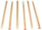 BambooMN Premium Reusable Japanese Bamboo Chopsticks, Red Dot End 10 inch - 6 Pairs
