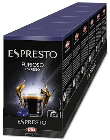 ESPRESTO Kaffeekapseln, Furioso Lungo, für K-fee Systems, 96 Kapseln