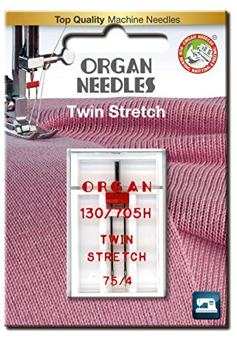 Organ Needles 5102057BL Maschinennadeln, Silber, 75/4 Größe