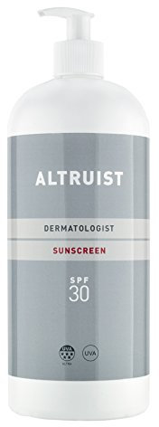 ALTRUIST. Dermatologist Sunscreen SPF 30 – Superior 5-star UVA protection by Dr Andrew Birnie, suitable for sensitive skin – 1 Litre