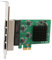 Iocrest Si-pex24042 4 Ports 10/100/1000 Base-T LAN Gigabit Ethernet PCI-Express x4 Carte contrôleur d'interface réseau NIC RTL 8111 Chipset – Vert