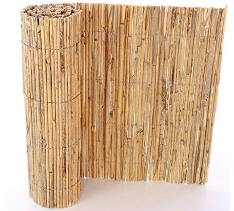 bambus-discount.com Tapis de bricolage en roseau - 80 x 100 cm - Naturel - Tapis de protection pour arbres et pots de fleurs