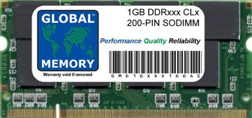 1GB DDR 266/333/400MHz 200-PIN SODIMM Memoria RAM para Ordenador PORTÁTILES/NOTEBOOKS