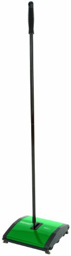 BISSELL BigGreen Commercial BG23 Sweeper with 2 Nylon Brush Rolls, 7-1/2 Cleaning Path, Green