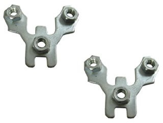 GOLF MK2 CORRADO LOWER BALL JOINT FIXING SECURING PLATE 191407175 x 2 A512